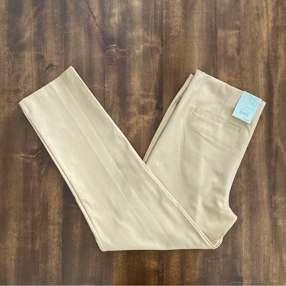 Time and Tru Tan Skinny Four Way Stretch Pants with Side Zipper - Various Sizes - Picture 2 of 15